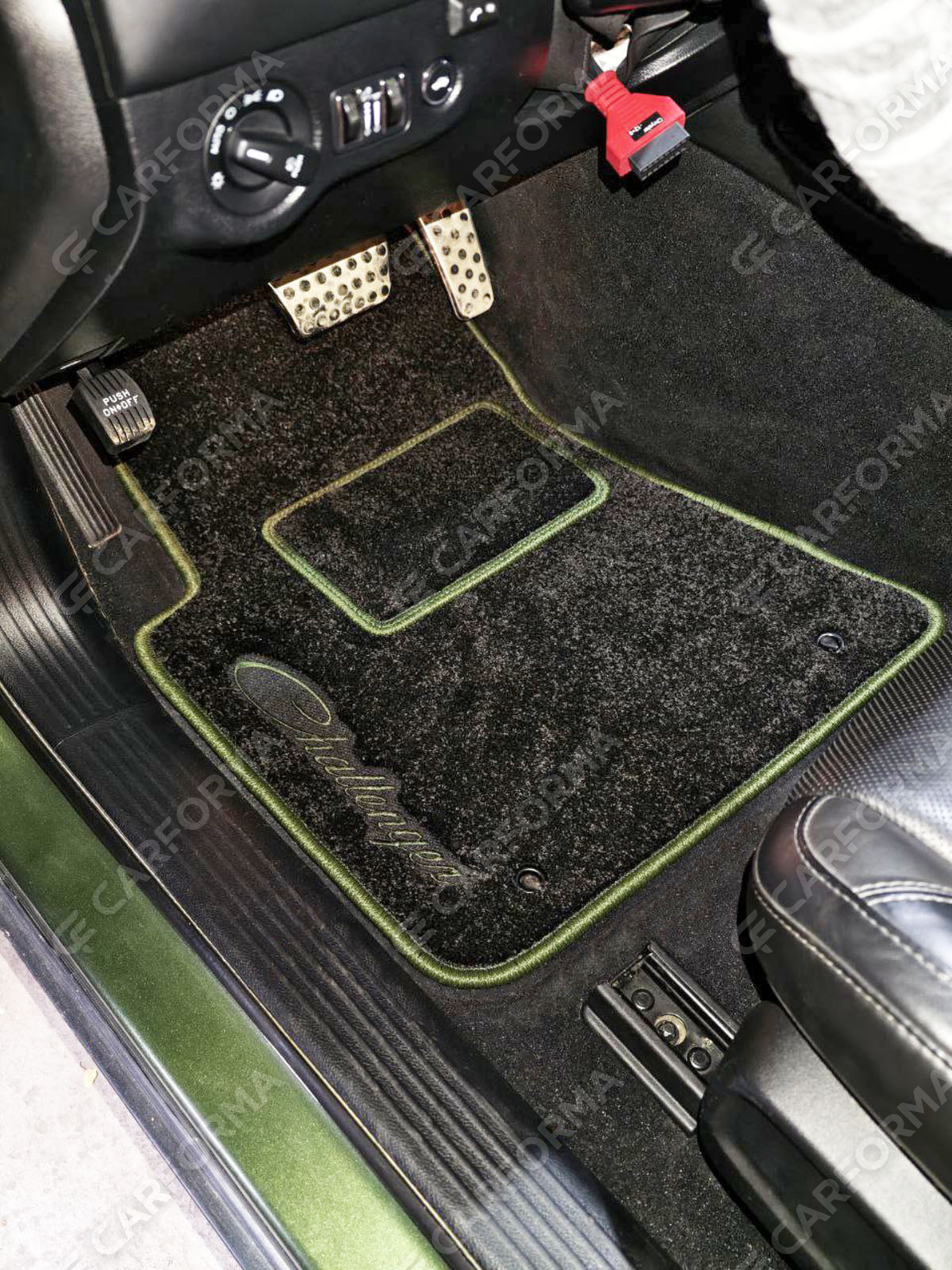 Ворсовые коврики на Dodge Challenger III 2008&nbsp;-&nbsp;2023 в Нальчике