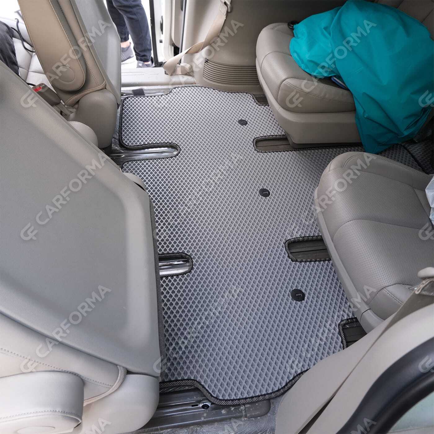 EVA коврики на KIA Carnival III 9 мест и 11 мест 2014&nbsp;-&nbsp;2021 в Нальчике