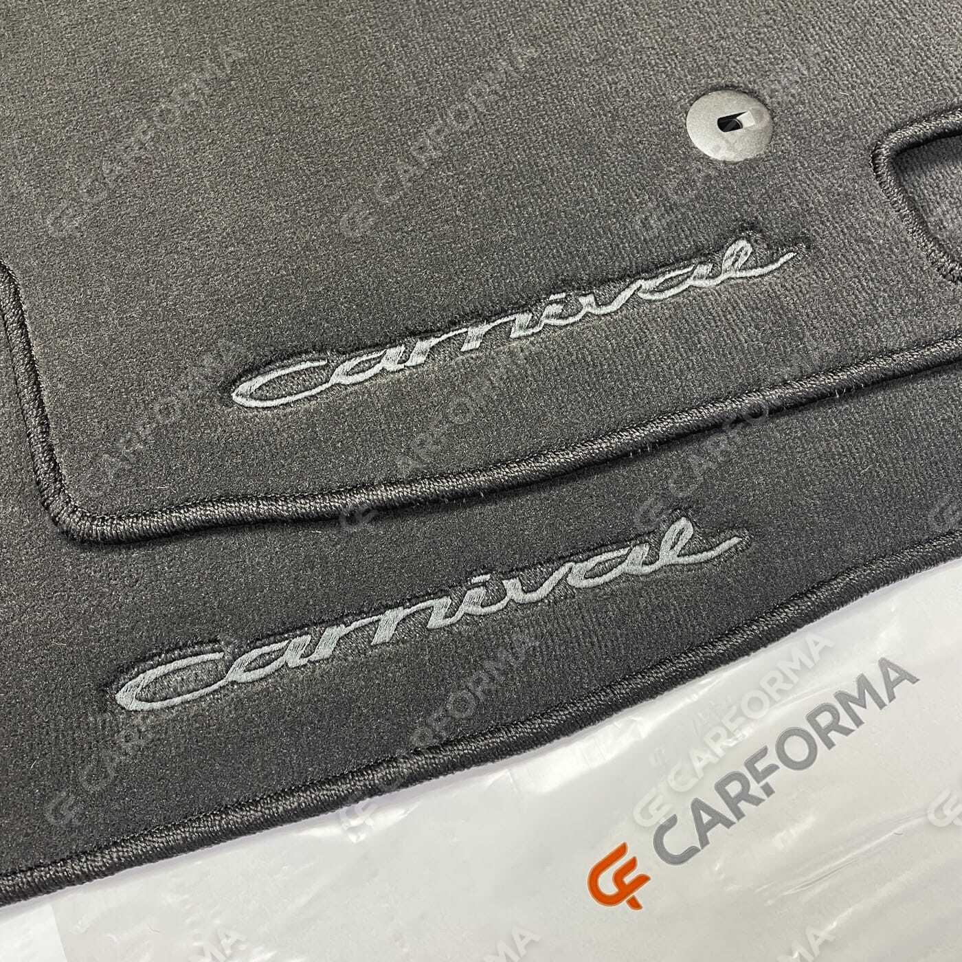 Ворсовые коврики на KIA Carnival III 7 мест 2014&nbsp;-&nbsp;2021 в Нальчике