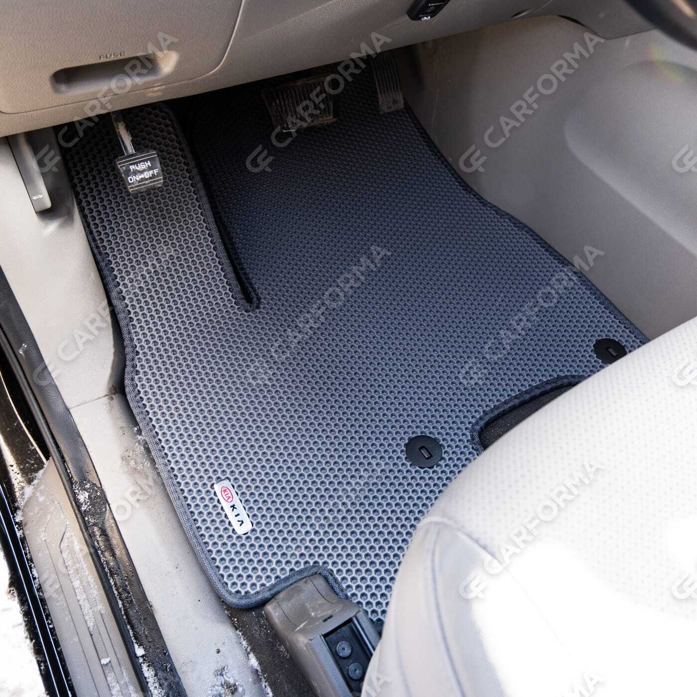 Ворсовые коврики на KIA Carnival III 7 мест 2014&nbsp;-&nbsp;2021 в Нальчике