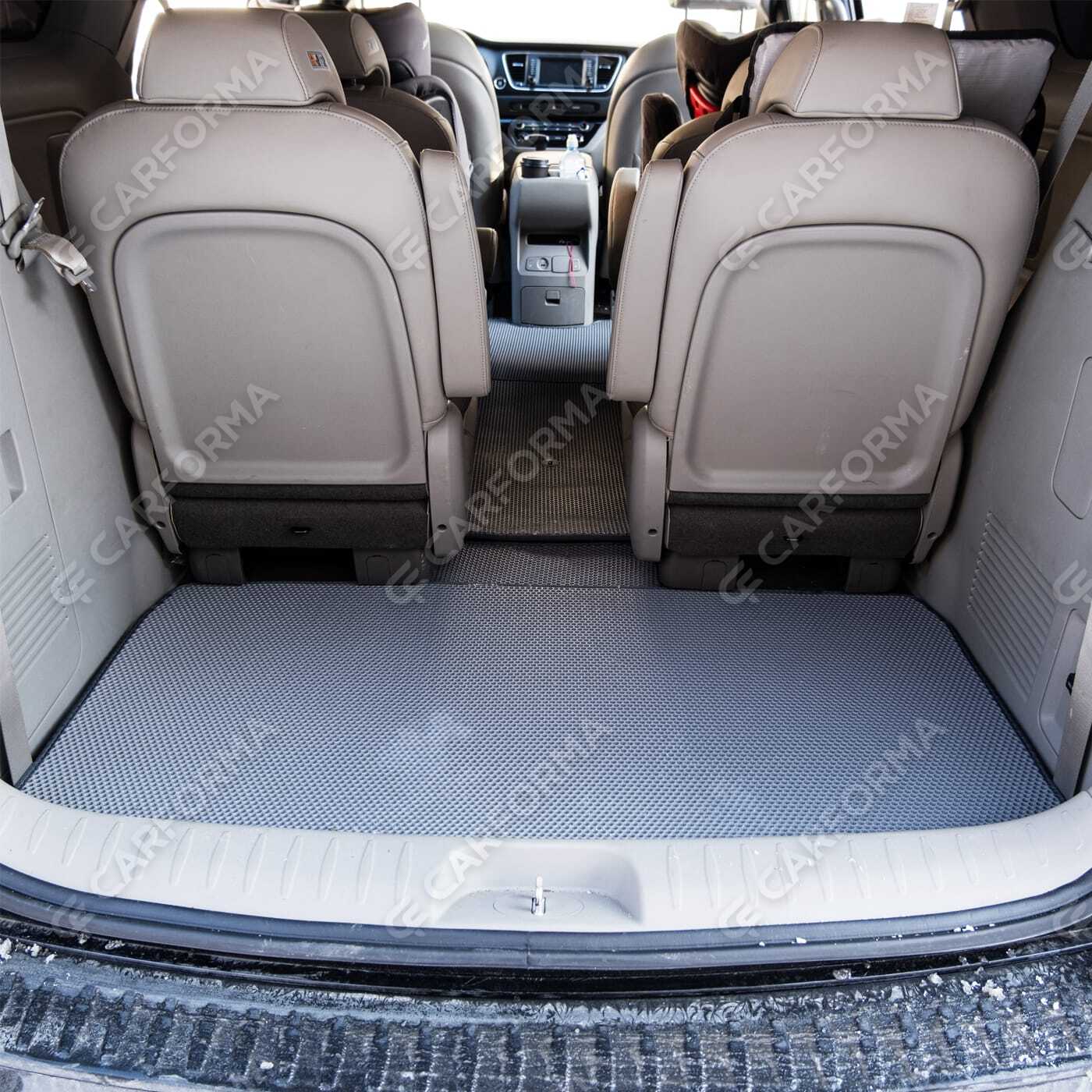 EVA коврики на KIA Carnival III 9 мест и 11 мест 2014&nbsp;-&nbsp;2021 в Нальчике