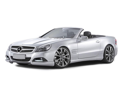 Ворсовые коврики на Mercedes SL (R230) 2001 - 2011 в Нальчике