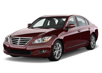 Ворсовые коврики на Hyundai Genesis I 2008 - 2014 в Нальчике