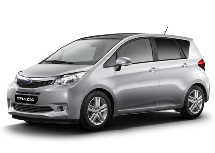 Ворсовые коврики на Subaru Trezia 2010 - 2016 в Нальчике
