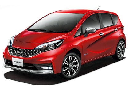 Ворсовые коврики на Nissan Note E-Power (E12) 2016 - 2020 в Нальчике