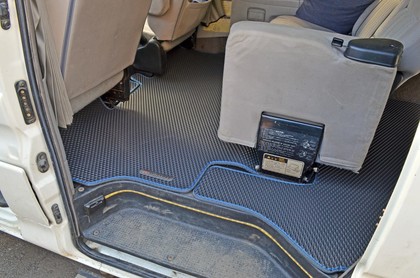 Ворсовые коврики на Mitsubishi Delica 4 1994 - 2007 в Нальчике