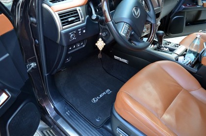 Ворсовые коврики на Lexus GX 460 2009 - 2023 в Нальчике