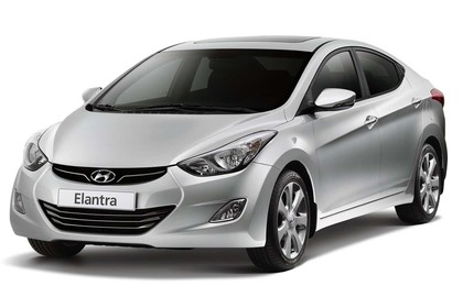 Ворсовые коврики на Hyundai Avante 5 (MD) 2010 - 2016 в Нальчике
