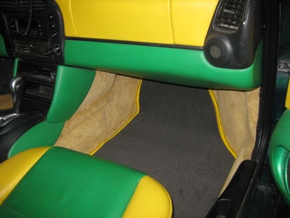 Ворсовые коврики на Porsche Boxster (986) 1996 - 2004 в Нальчике