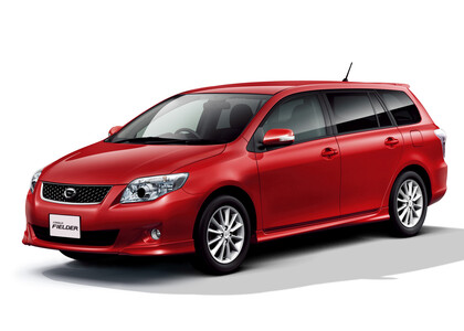 Ворсовые коврики на Toyota Corolla Fielder (E14) 2006 - 2012 в Нальчике