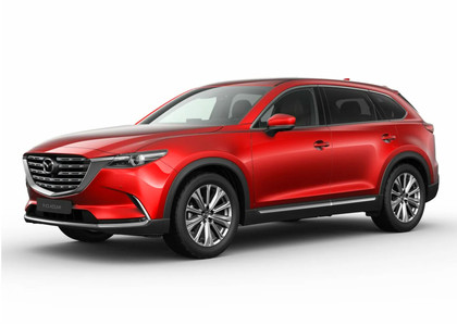 Ворсовые коврики на Mazda CX9 II 2015 - 2025 в Нальчике