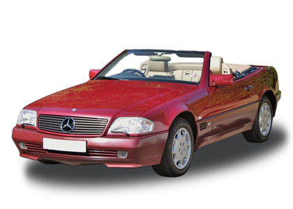 Ворсовые коврики на Mercedes SL (R129) 1989 - 2002 в Нальчике