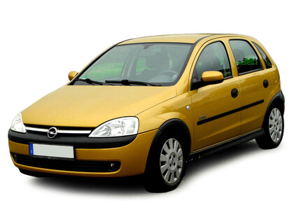 Ворсовые коврики на Opel Corsa C 2000 - 2006 в Нальчике