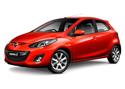 Ворсовые коврики на Mazda 2 2007 - 2015 в Нальчике