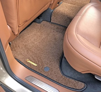 Ворсовые коврики на Porsche Cayenne II 2010 - 2018 в Нальчике