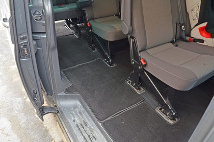 Ворсовые коврики на Volkswagen Caravelle (T5) 2003 - 2015 в Нальчике