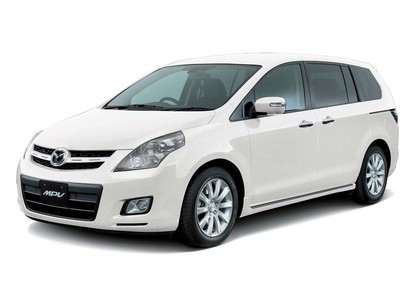 Ворсовые коврики на Mazda MPV III 2006 - 2016 в Нальчике
