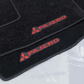 Ворсовые коврики на Mitsubishi Pajero IV 2006 - 2021 в Нальчике