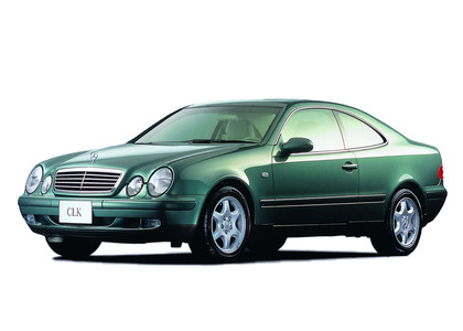 Ворсовые коврики на Mercedes CLK (C208) 1996 - 2003 в Нальчике