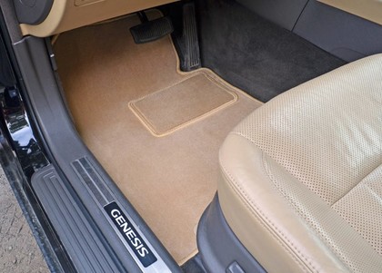 Ворсовые коврики на Hyundai Genesis I 2008 - 2014 в Нальчике