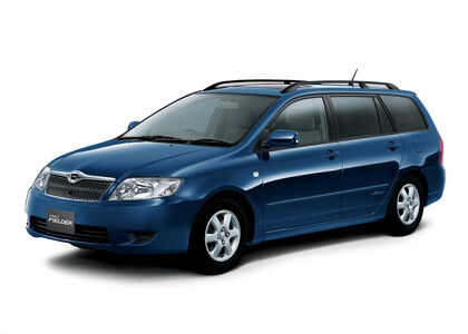 Ворсовые коврики на Toyota Corolla Fielder (E12) 2001 - 2006 в Нальчике