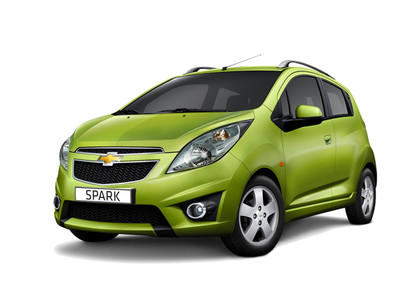 Ворсовые коврики на Chevrolet Spark III 2009 - 2023 в Нальчике