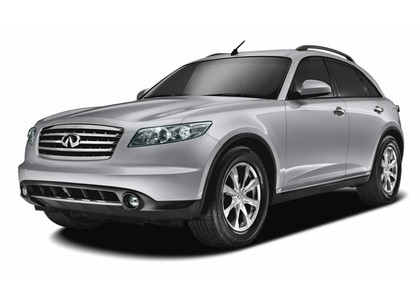 Ворсовые коврики на Infiniti FX I 2003 - 2008 в Нальчике