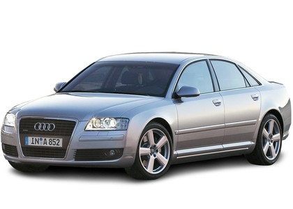 Ворсовые коврики на Audi A8 (D3) 2002 - 2010 в Нальчике
