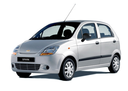 Ворсовые коврики на Chevrolet Spark II 2005 - 2010 в Нальчике