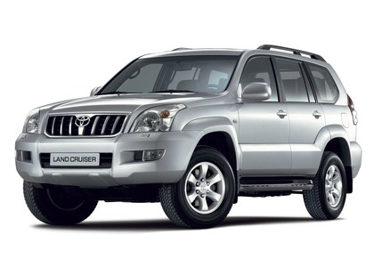 EVA коврики на Toyota Land Cruiser Prado 120 2002 - 2009 в Нальчике