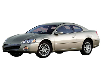 Ворсовые коврики на Chrysler Sebring II Coupe 2000 - 2006 в Нальчике
