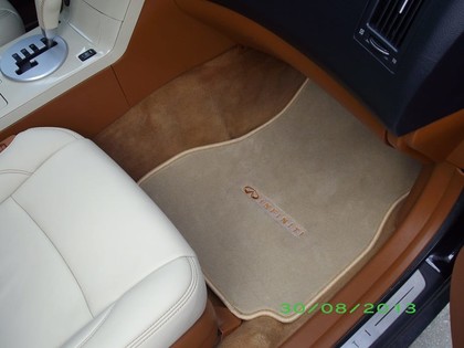 Ворсовые коврики на Infiniti FX I 2003 - 2008 в Нальчике
