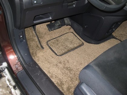 Ворсовые коврики на Honda CR-V III 2006 - 2012 в Нальчике