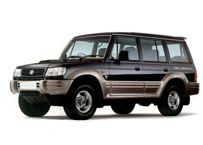 Ворсовые коврики на Hyundai Galloper II 1997 - 2003 в Нальчике