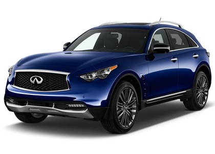 Ворсовые коврики на Infiniti QX70 2013 - 2019 в Нальчике