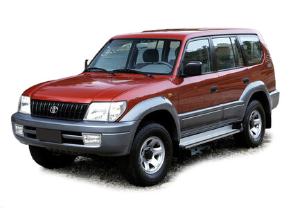 Ворсовые коврики на Toyota Land Cruiser Prado 95 1996 - 2002 в Нальчике