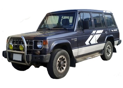 Ворсовые коврики на Hyundai Galloper I 1991 - 1997 в Нальчике