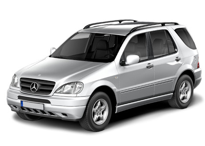 Ворсовые коврики на Mercedes ML (W163) 1997 - 2005 в Нальчике