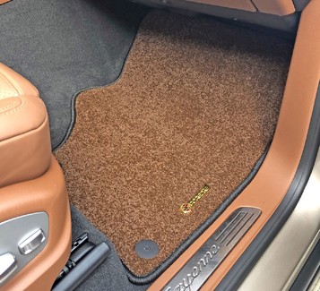 Ворсовые коврики на Porsche Cayenne II 2010 - 2018 в Нальчике