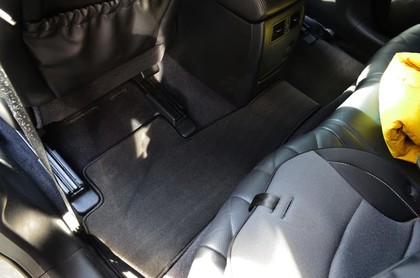 Ворсовые коврики на Infiniti QX70 2013 - 2019 в Нальчике